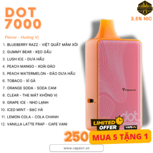 bảng vị dot 7000