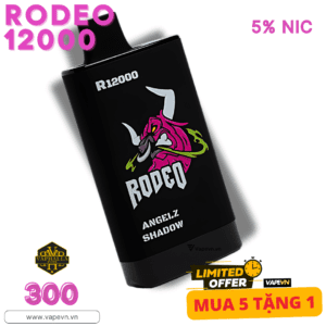 rodeo r12000 hơi pod 1 lần chính hãng