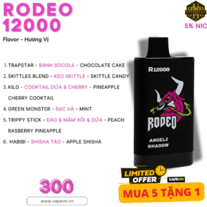 bảng vị pod 1 lần rodeo r12000