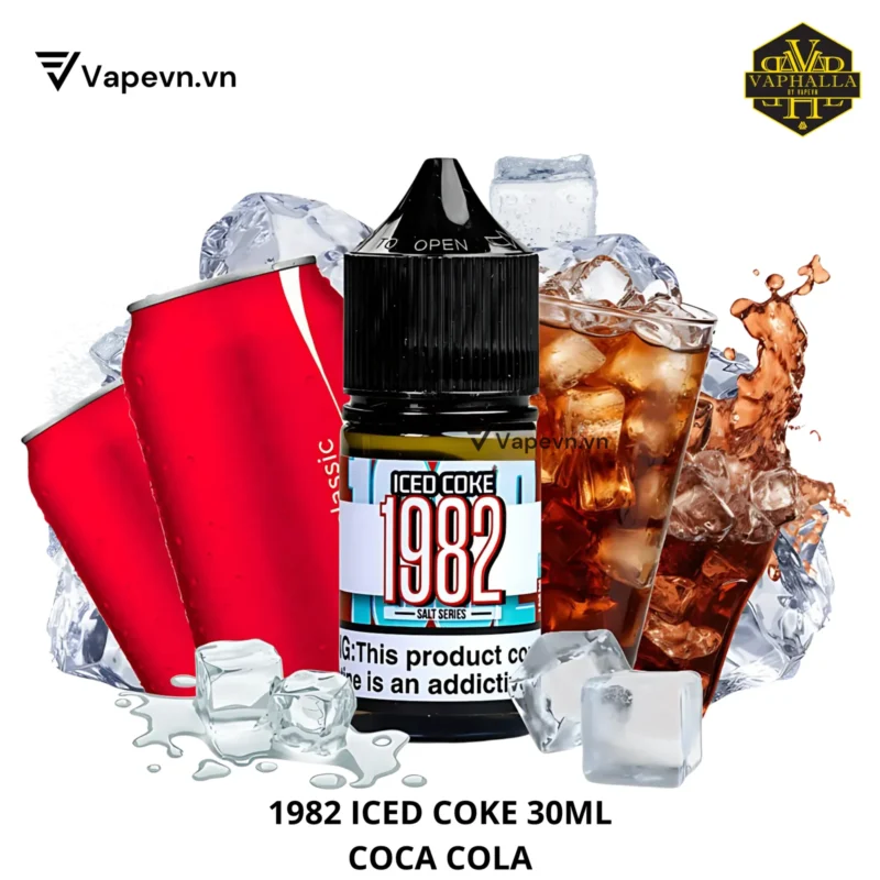 Chào mừng bạn đến với tinh dầu Pod Salt Nic 1982 Iced Coke! Đây là sản phẩm mang đến trải nghiệm vaping tuyệt vời với hương vị Coca Cola độc đáo. Ngay lần đầu sử dụng, bạn sẽ cảm nhận được sự ngọt ngào và tươi mát, như đang thưởng thức một ly nước ngọt lạnh sảng khoái.