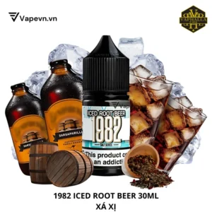 Tinh dầu Pod Salt Nic 1982 Iced Root Beer 30ml mang đến trải nghiệm vaping tuyệt vời với hương vị xá xị độc đáo. Với nồng độ nicotine 35mg và 50mg, sản phẩm này giúp người dùng cảm nhận vị ngọt ngào và lạnh giá của xá xị một cách tinh tế và thú vị.