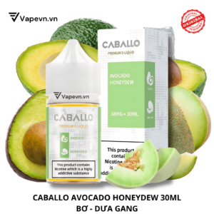 Tinh Dầu Pod Caballo Avocado Honeydew Salt Juice 30ml – Hương Vị Dưa Gang Bơ Độc Đáo