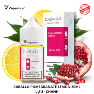 Tinh Dầu Pod Caballo Pomegranate Lemon Salt Juice 30ml | Hương Lựu Chanh Sảng Khoái