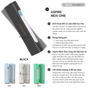 bảng thông tin chi tiết về aspire nexi one