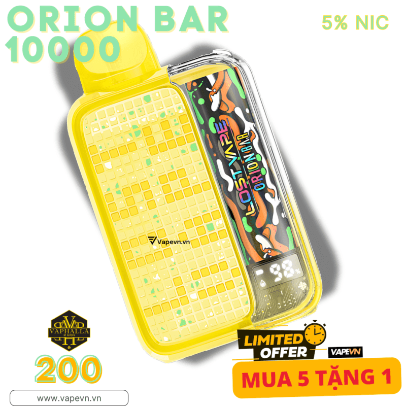 pod 1 lần orion bar 10000 hơi