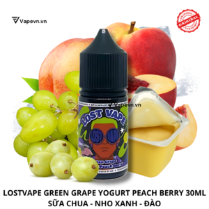 LOSTVAPE GREEN GRAPE YOGURT PEACH BERRY