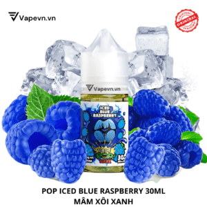 pop ice blue raspberry