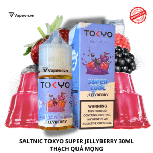 Tokyo Super Cool Jellyberry Salt 30ml: Trải Nghiệm Hương Vị Thạch Quả Mọng