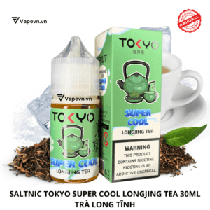 Tinh Dầu Pod Tokyo Super Cool Longjing Tea Salt Juice 30ml - Hương Vị Trà Long Tịnh Siêu Mát Lạnh