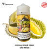 Durian Bomb (Bánh Sầu Riêng) 100ml là tinh dầu vape freebase cao cấp, mang đến trải nghiệm hoàn hảo cho những ai yêu thích hương vị đặc trưng của trái cây vùng nhiệt đới. Với mùi hương ngọt ngào và đầy đặn của sầu riêng kết hợp với hương bánh béo ngậy, sản phẩm này tạo ra một cảm giác mới lạ và hấp dẫn.