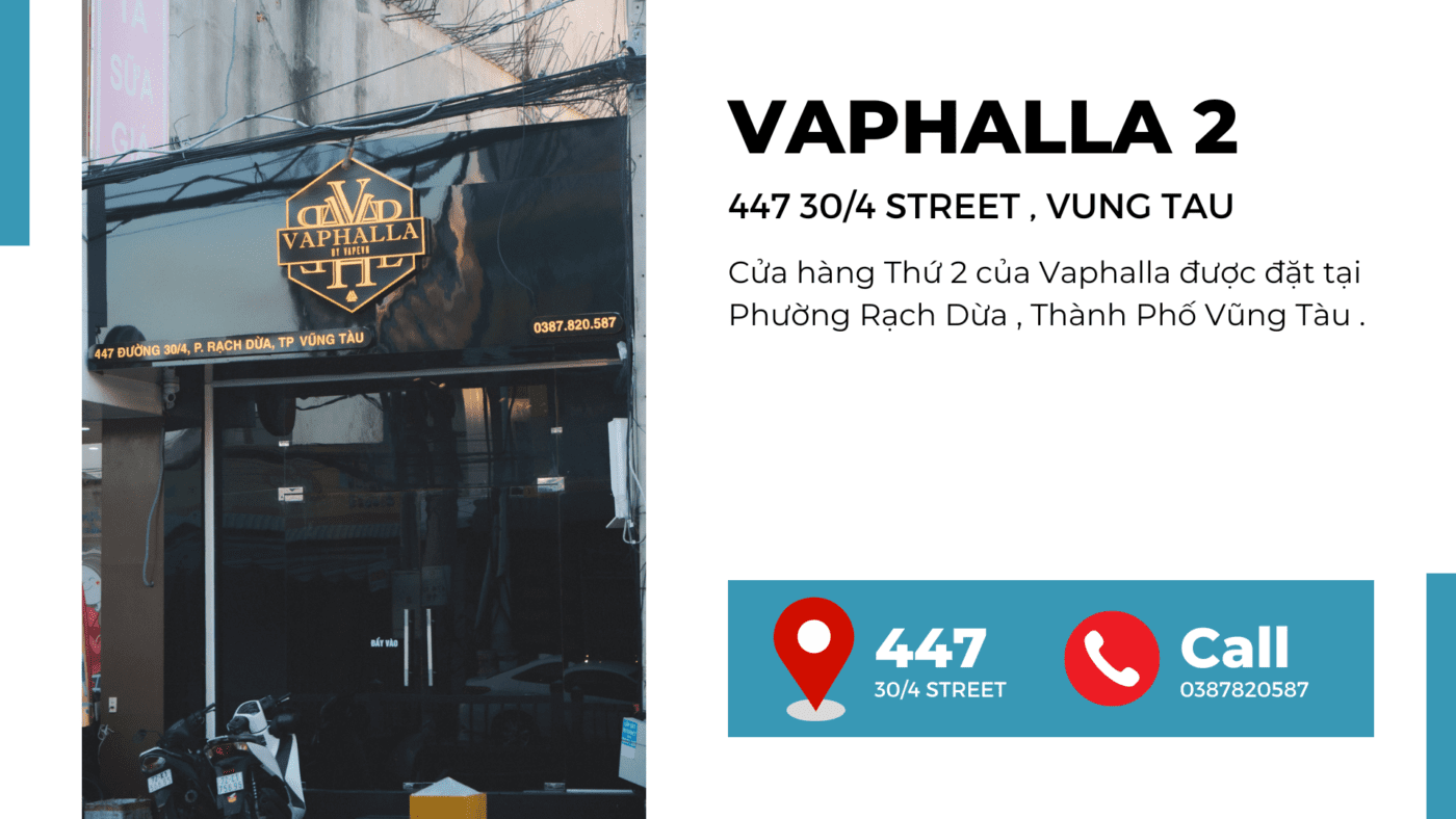 cừa hàng vaphalla 447 đường 30/4 , vũng tàu