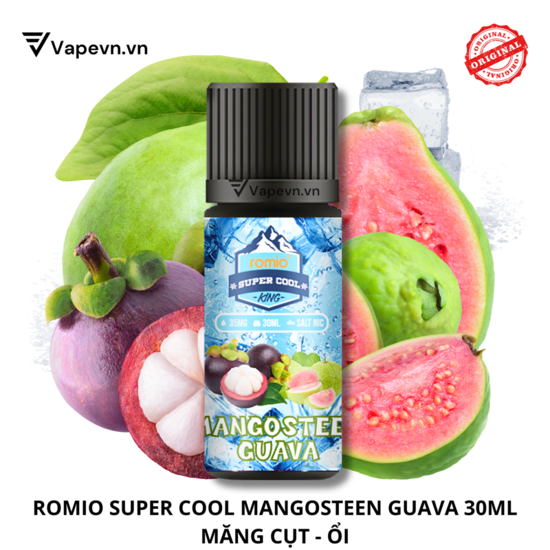 SALTNIC-ROMIO-SUPER-COOL-MANGOSTEEN-GUAVA-30ML-VAPHALLA-VAPEVN