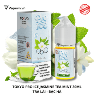 Tinh Dầu Pod Tokyo Pro Ice Jasmine Tea Mint Salt Juice 30ml | Vị Trà Lài Bạc Hà