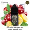 tinh dầu pod saltnic gen s lemon cranberry 30ml | gen s chanh nam việt quất