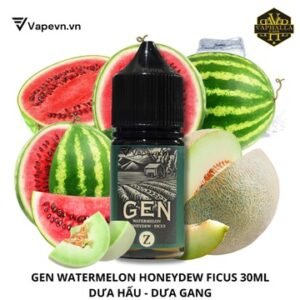 tinh dầu pod saltnic gen z watermelon honeydew ficus | gen z dưa hấu dưa gang