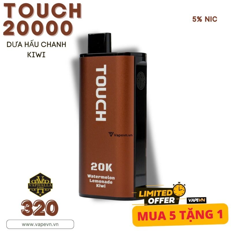 POD 1 LẦN TOUCH 20000 WATERMELON LEMONADE KIWI ( DƯA HẤU CHANH KIWI )