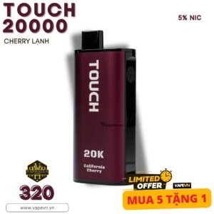 POD 1 LẦN TOUCH 20000 CALIFORNIA CHERRY ( CHERRY LẠNH )