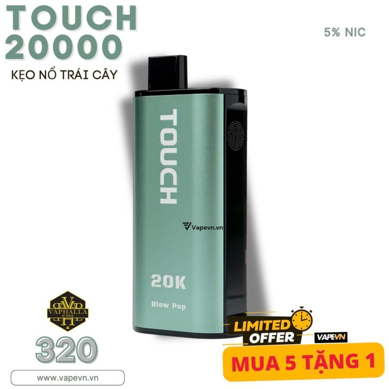 POD 1 LẦN TOUCH 20000 BLOW POP ( KẸO NỔ TRÁI CÂY )