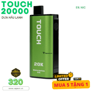 POD 1 LẦN TOUCH 20000 HƠI WATERMELON ICE ( DƯA HẤU LẠNH )