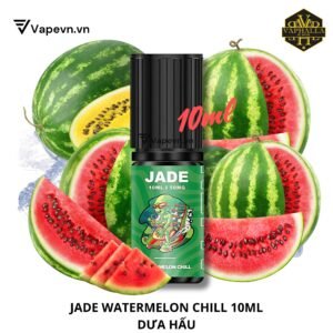 Tinh dầu pod Jade Watermelon Chill Salt 10ml Salt Juice - Hương Vị Dưa Hấu Lạnh