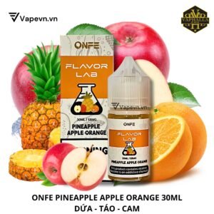 Tinh dầu pod salt nic ONFE Flavor Lab Kiwi Passion Fruit Guava (Kiwi Chanh Dây Ổi) 30ml là lựa chọn hoàn hảo cho những ai yêu thích hương vị trái cây tươi mát. Sự kết hợp tinh tế giữa kiwi ngọt dịu, chanh dây chua thanh, và ổi thơm nhẹ mang đến một trải nghiệm vaping độc đáo và sảng khoái.