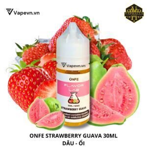 Tinh dầu pod salt nic Onfe Flavor Lab Dâu Ổi 30ml là sự lựa chọn lý tưởng cho những tín đồ yêu thích hương vị ngọt ngào và sảng khoái. Với sự kết hợp hoàn hảo giữa dâu chín mọng và ổi tươi, sản phẩm này không chỉ mang lại trải nghiệm vaping thú vị mà còn làm hài lòng cả những khách hàng khó tính nhất.