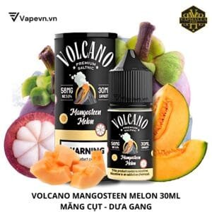 Tinh dầu pod Volcano Mangosteen Melon (Măng Cụt Dưa Gang) Salt Juice 30ml