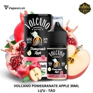 Tinh dầu pod Volcano Pomegranate Apple (Lựu Táo) Salt Juice 30ml