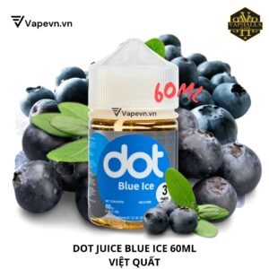 Tinh Dầu Vape dot.Juice Blue Ice Freebase 60ml | Việt Quất Lạnh – Trải Nghiệm Vị Mát Lạnh Sảng Khoái