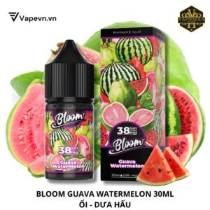 Tinh Dầu Pod Bloom Guava Watermelon Salt 30ml Juice | Vị Ổi Dưa Hấu