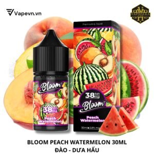 Tinh Dầu Pod Bloom Peach Watermelon Salt Juice 30ml | Vị Đào Dưa Hấu