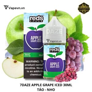 Tinh Dầu Pod Daze Reds Apple Grape Salt Juice 30ml | Vị Táo Nho