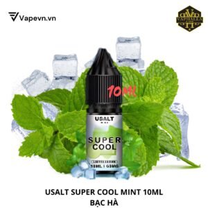 Tinh Dầu Pod Usalt Super Cool Mint Salt Juice 10ml | Vị Bạc Hà