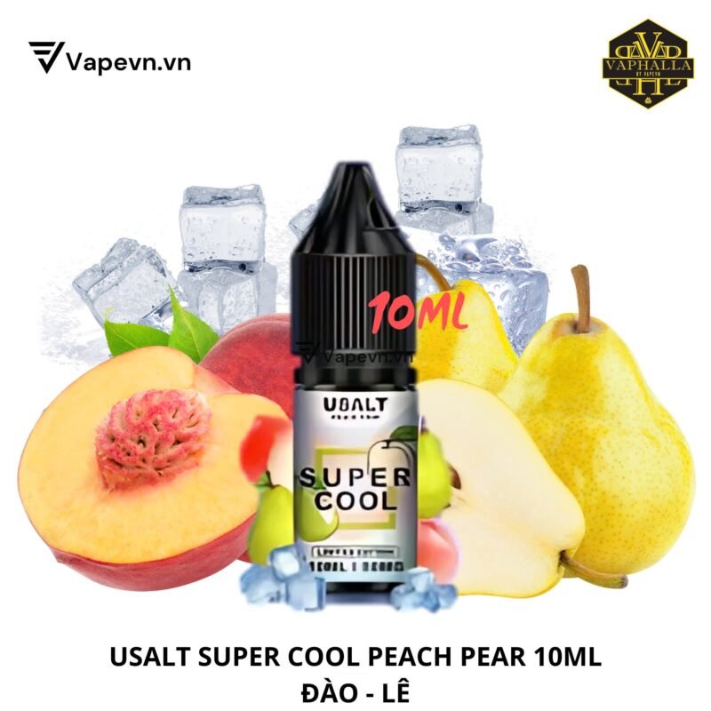 Tinh Dầu Pod Usalt Peach Pear Salt Juice 10ml | Vị Đào Lê