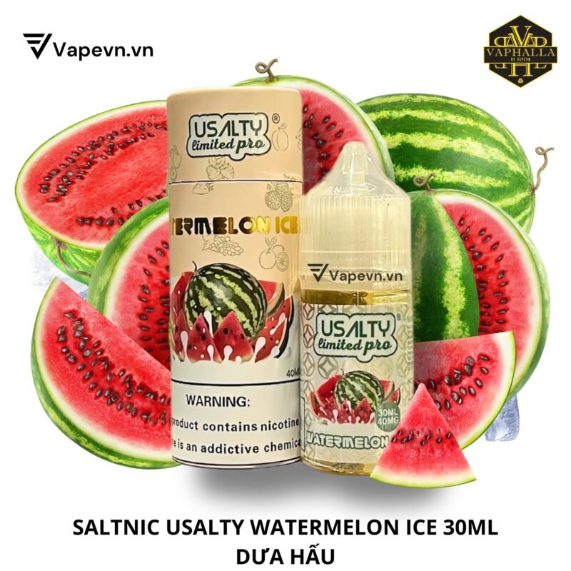 Tinh Dầu Pod Usalty Watermelon Ice Salt Juice 30ml | Hương Dưa Hấu Mát Lạnh