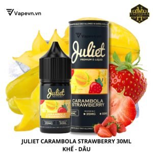 Tinh Dầu Pod Juliet Carambola Strawberry Salt Juice 30ml | Vị Khế Dâu