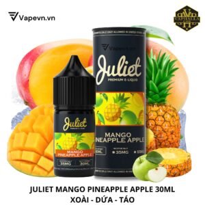 Tinh Dầu Pod Juliet Mango Pineapple Apple Salt Juice 30ml | Vị Xoài Dứa Táo