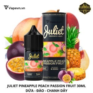 Tinh Dầu Pod Juliet Pineapple Peach Passion Fruit Salt Juice 30ml | Vị Dứa Đào Chanh Dây