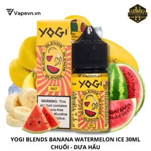 Tinh Dầu Pod Yogi Blends Banana Watermelon Salt Juice 30ml | Vị Chuối Dưa Hấu