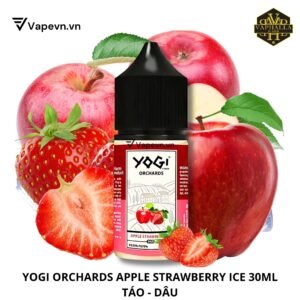 Tinh Dầu Pod Yogi Orchards Apple Strawberry Salt Juice 30ml | Vị Táo Dâu