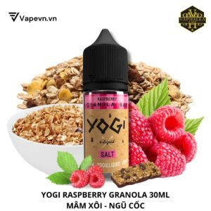 Tinh Dầu Pod Yogi Raspberry Salt Juice 30ml | Vị Ngũ Cốc Mâm Xôi