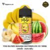 Tinh Dầu Vape Yogi Blends Chuối Dưa Hấu Freebase 100ml | Banana Watermelon