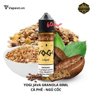 Tinh Dầu Vape Yogi Java Freebase Juice 60ml | Ngũ Cốc Cafe