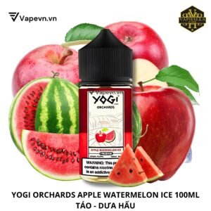 Tinh Dầu Vape Yogi Orchards Apple Watermelon Freebase 100ml | Vị Táo Dưa Hấu